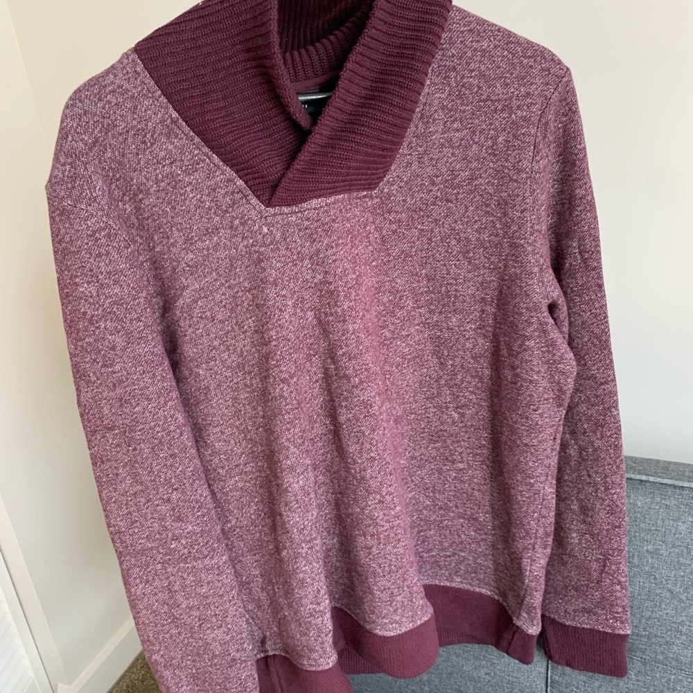 Burgundy H&M Cardigan Sweater